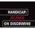 Handicap : silence, on discrimine 